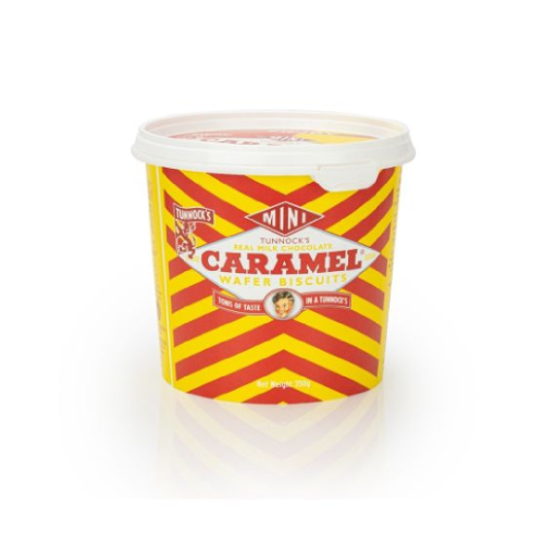 Tunnocks Mini Caramel Wafers Tub 350g