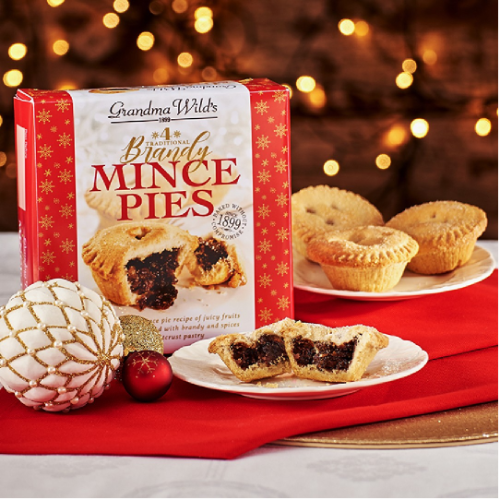 Grandma Wilds 4 x Brandy Filled Mince Pies