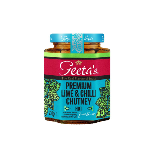 Geetas Lime & Chilli Chutney 230g