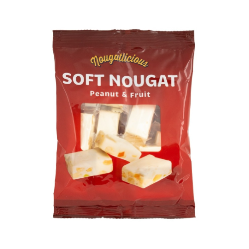 Nougatlicious Soft Peanut & Fruit Nougat 130g