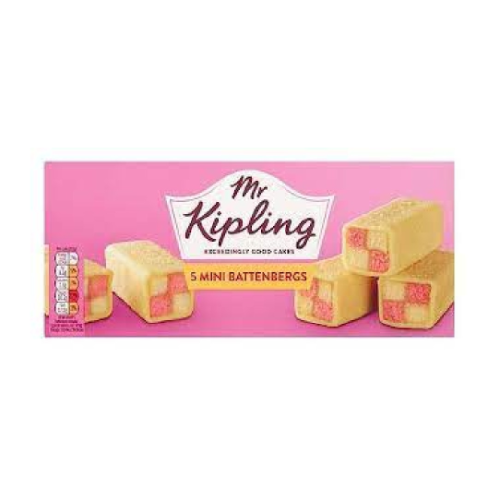 Mr Kipling 5 Mini Battenbergs