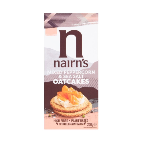 Nairns Mixed Peppercorn & Se Salt Oatcakes 200g