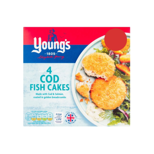 Youngs Cod Cakes x 4 200g