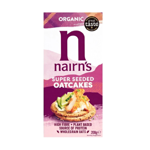 Nairns Super Seeded Organic Oatcakes 200g