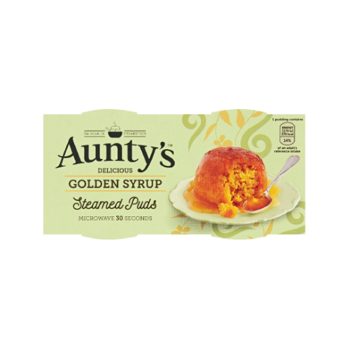 Aunty Golden Syrup Steamed Puds 2 x 95g