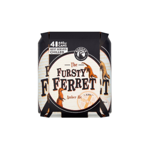 Badger The Fursty Ferret Amber Ale 4 x 440ml
