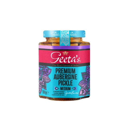 Geetas Premium Aubergine Pickle 190g