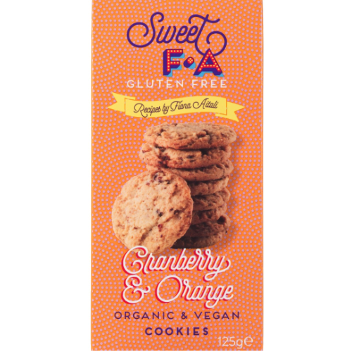 Island Bakery Sweet FA Gluten Free Cranberry & Orange 125g