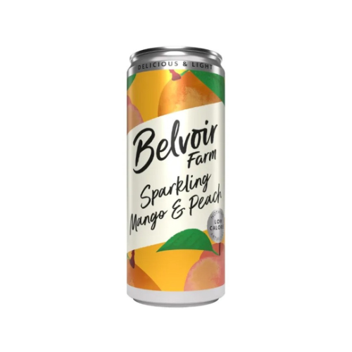 Belvoir Sparkling Mango & Peach 330ml