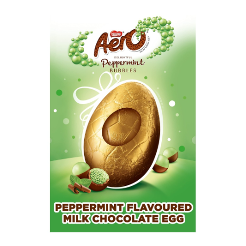 Aero Peppermint Mint Chocolate Lrg Easter Egg 230g