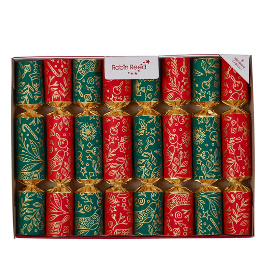 Robin Reed "Bon Bon" 8 x Mini Christmas Crackers (12510)
