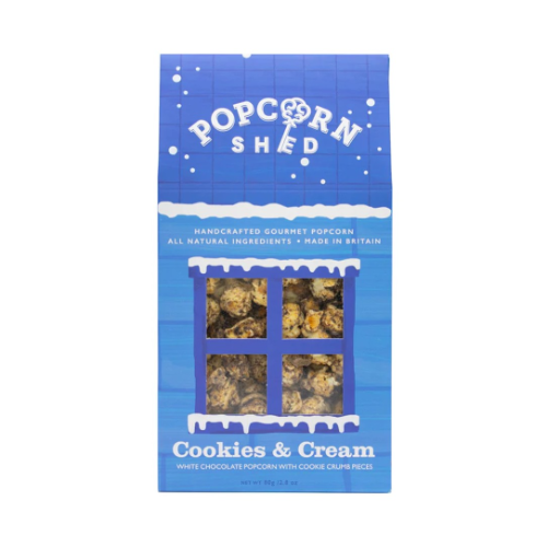 Popcorn Shed White Chocolate Cookies & Cream Popcorn 80g