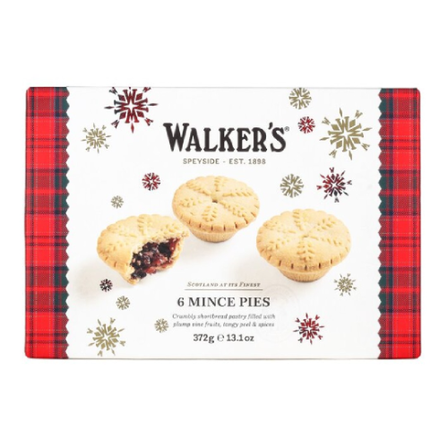 Walkers 6 Mince Pies 372g