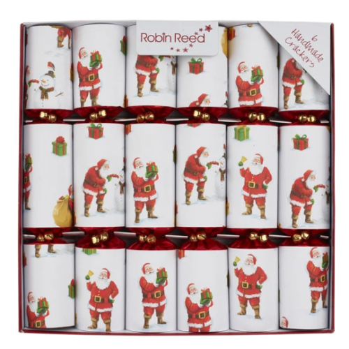 Robin Reed "Trad Santa" 6 x 12" Christmas Crackers (62416)