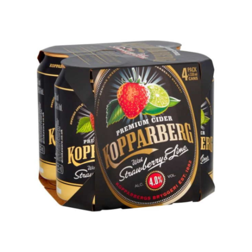 Kopparberg Strawberry & Lime Cider 4.5% 4x330ml