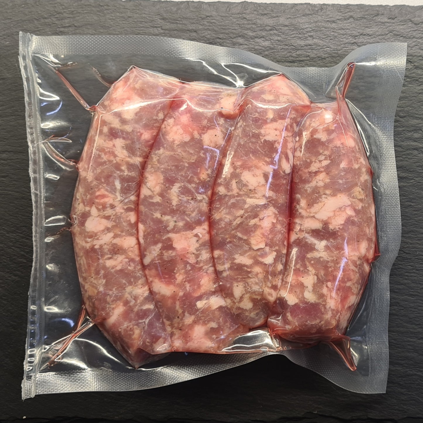 Frozen (Bio Swiss Pork) Pork Sausages (x 4 / +- 300g)