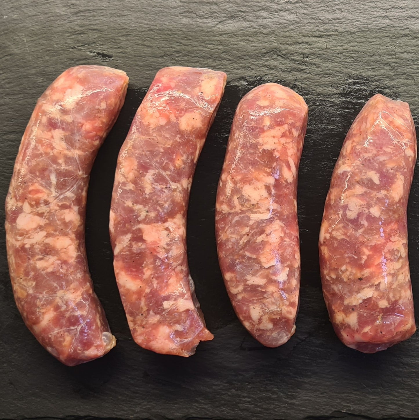 Frozen (Bio Swiss Pork) Pork Sausages (x 4 / +- 300g)