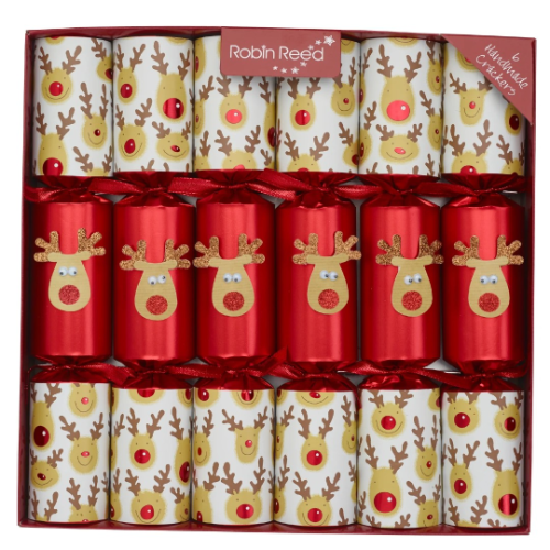 Robin Reed "Racing Reindeer" 6 x 13" Christ Crackers (71914)