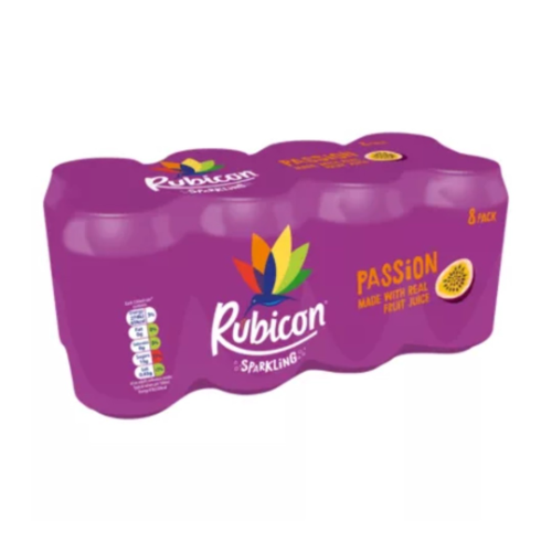 Rubicon Sparkling Passionfruit 8 x 330ml