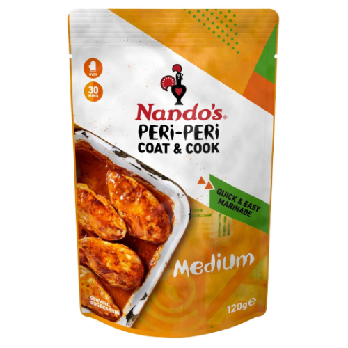 Nandos Coat & Cook Medium 120g