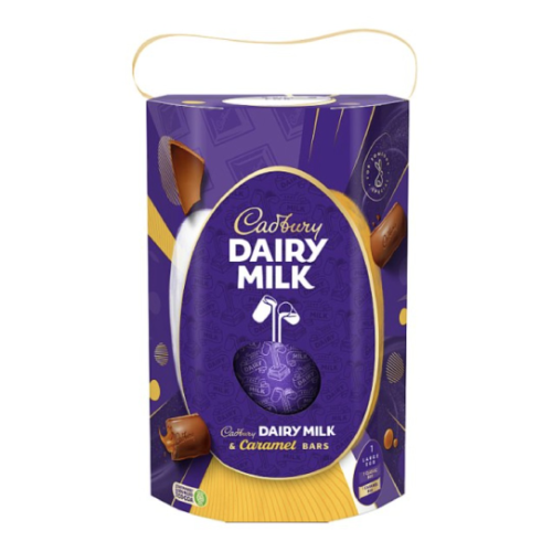 Cadbury Dairy Milk & Caramel Large Egg 245g