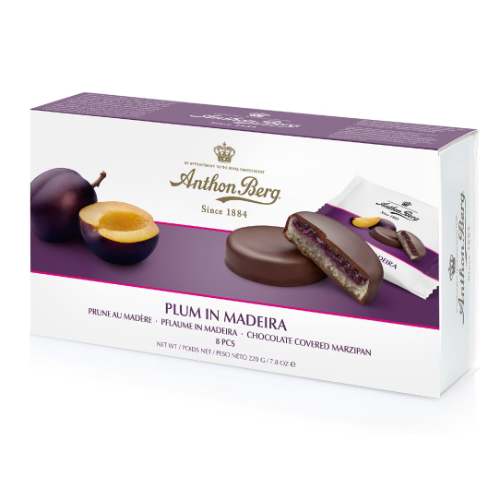 Anthon Berg Plum Madeira Marzipan 220g