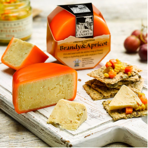 Caws Cenarth "Brandy & Apricot" Cheddar 200g