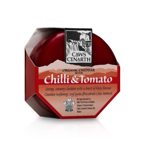 Caws Cenarth Tomato & Chilli Cheddar 200g