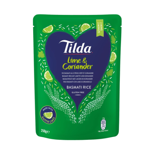Tilda Lime & Coriander Basmati Rice 250g