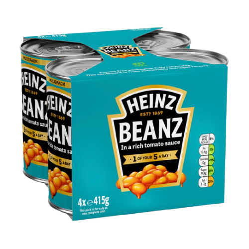 Heinz Beanz in a Rich Tomato Sauce 4 x 415g