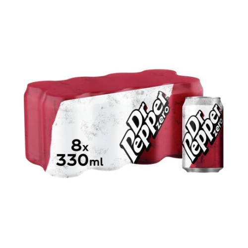 Dr Pepper Zero 8 x 330ml