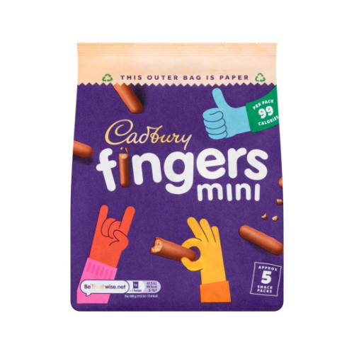 Cadburys Mini Fingers 96.5G