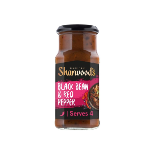 Sharwoods Black Bean & Red Pepper Chinese Cooking Sauce 425g