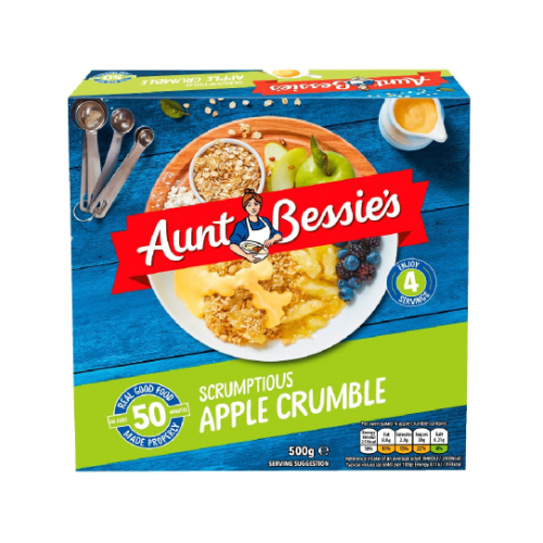 Aunt Bessie's Scrumptious Apple Crumble 500g