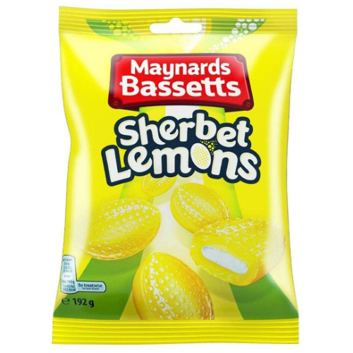 Maynards Bassetts Sherbert Lemons 192g