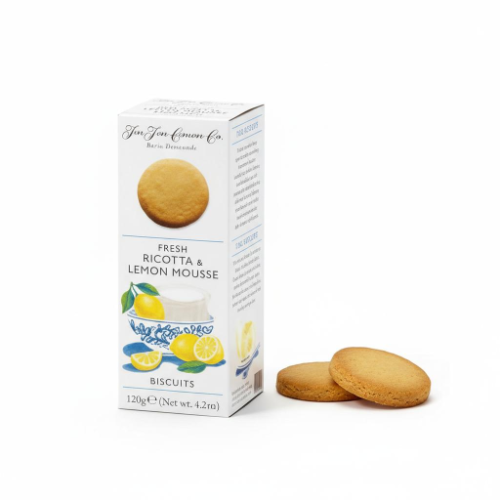 Fine Cheese Co Fresh Ricotta & Lemon Mousse Biscuits 120g