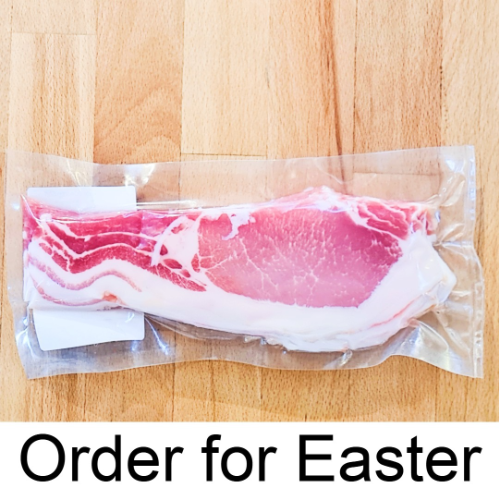 (Order for Easter) English Style Back Bacon (Swiss Pork) +- 300g