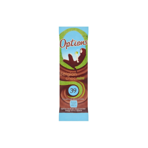 Options Belgian Choc Mint 11g Sachet