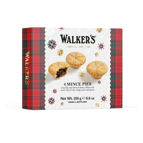 Walkers 4 Luxury Mince Pies 250g