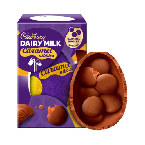 Cadbury Dairy Milk Caramel Nibbles Egg 96g