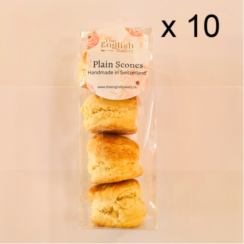 "The English Bakery" 10 x Plain Scones