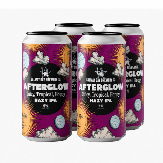 Galway Bay "Afterglow" Hazy IPA 6% 4 x 440ml