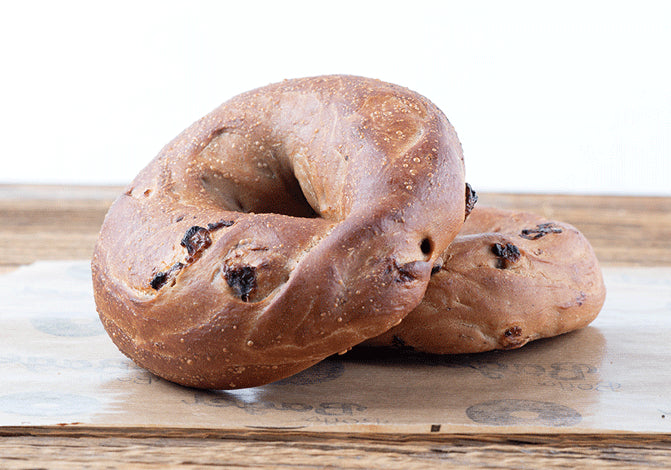 Cinnamon & Raisin Bagels x 3