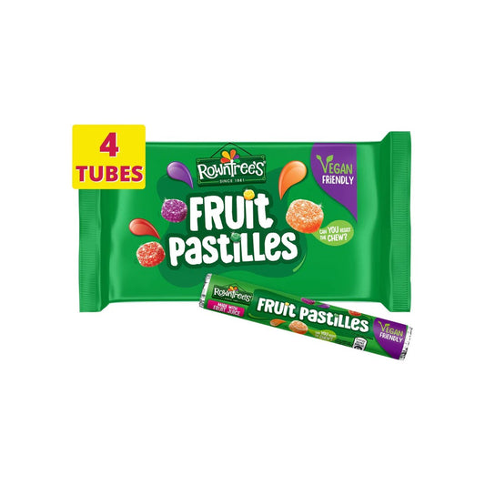 Rowntrees Fruit Pastilles tube multipack 4 x 41g