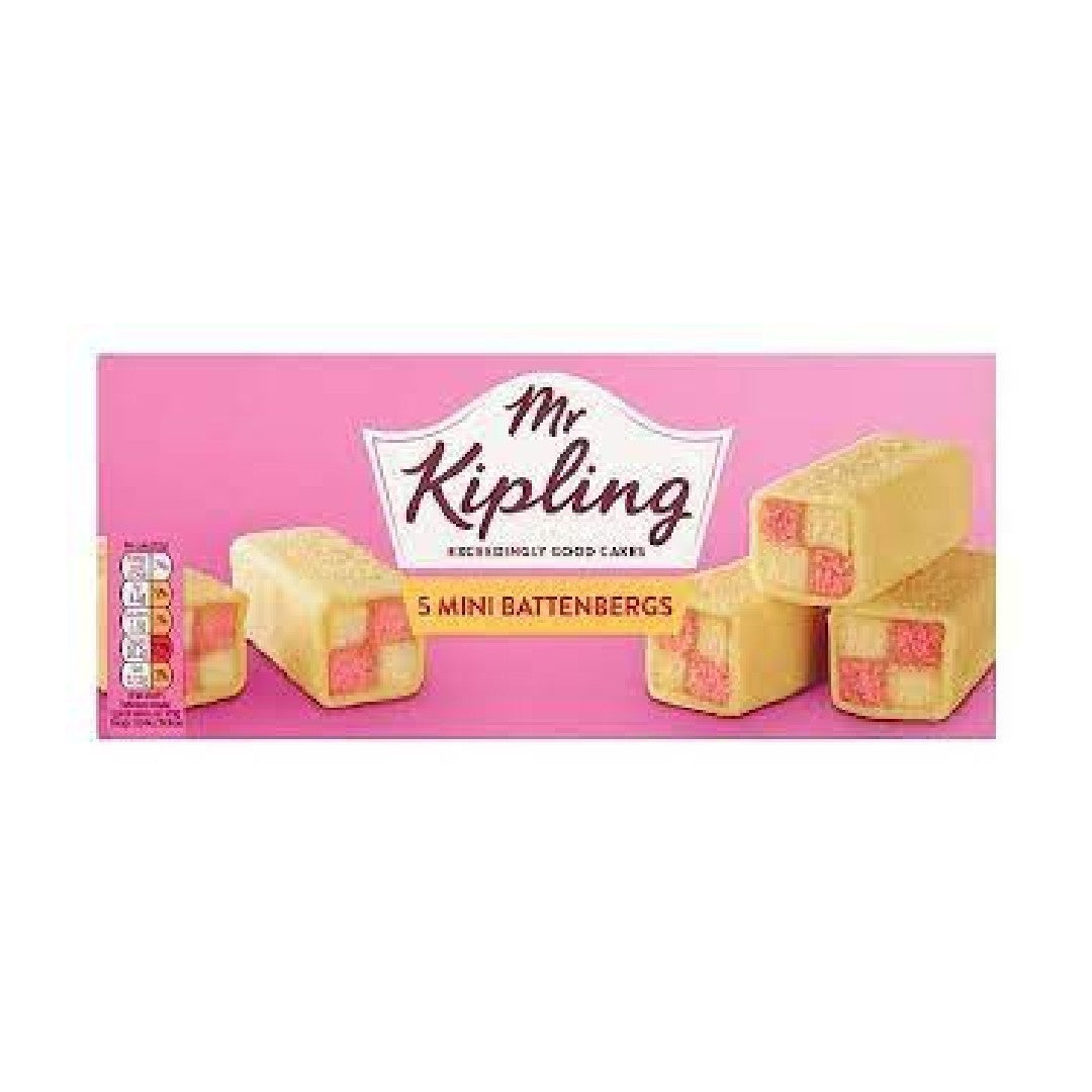 Mr Kipling 5 Mini Battenbergs