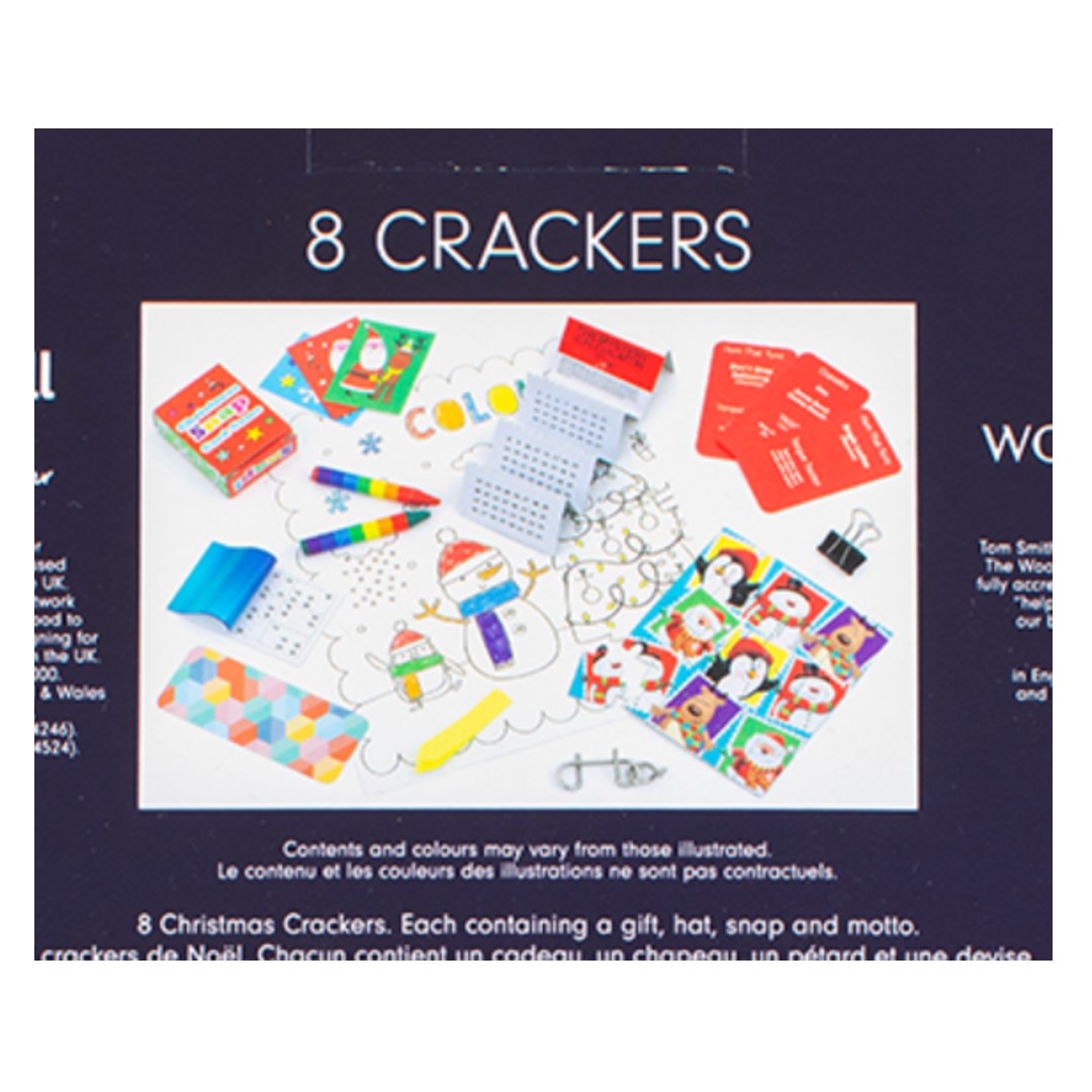Tom Smith Kraft Family Christmas Crackers 8pk