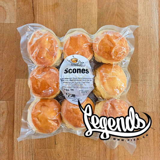 "Legends" 9 x Plain Scones