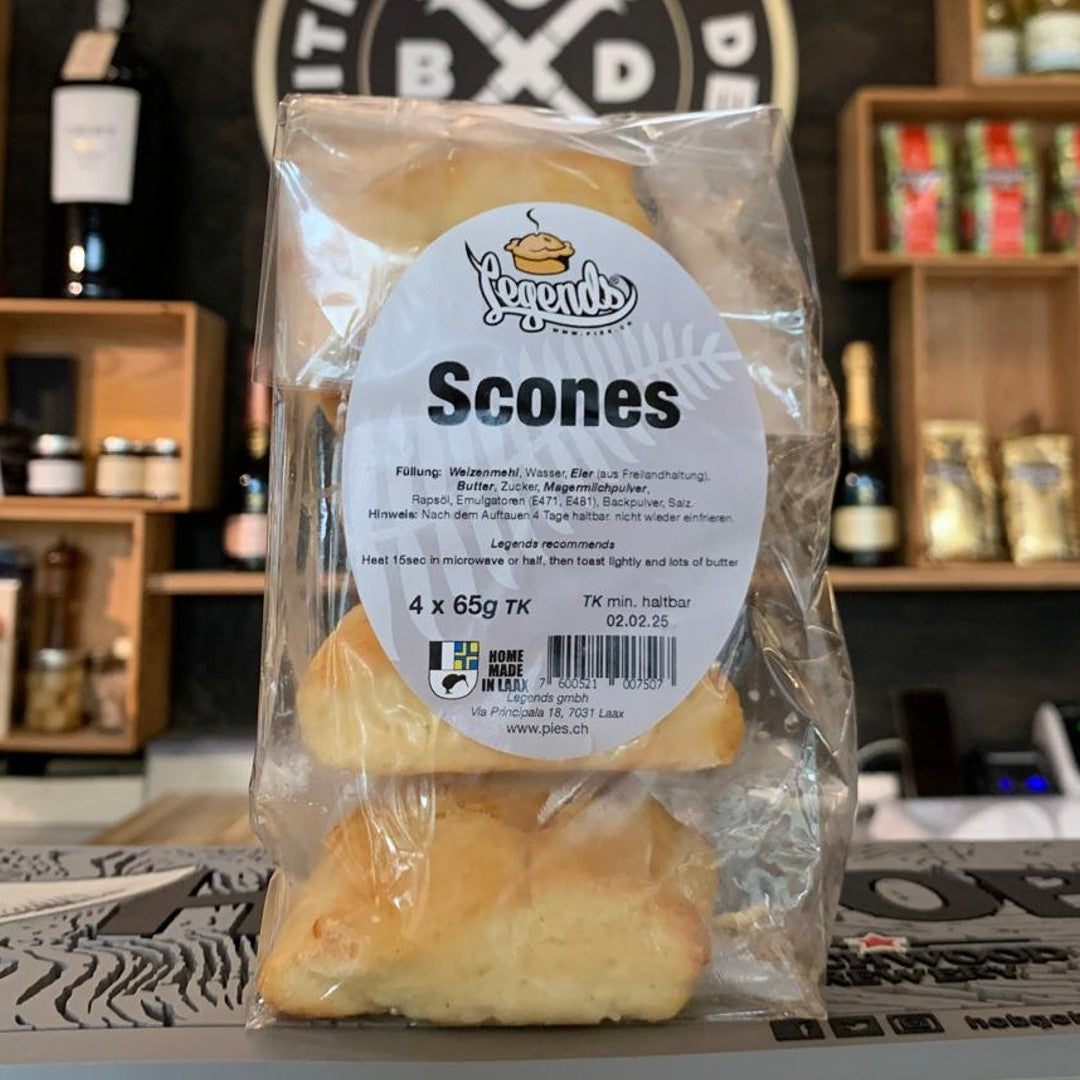 "Legends" 4 x Plain Scones