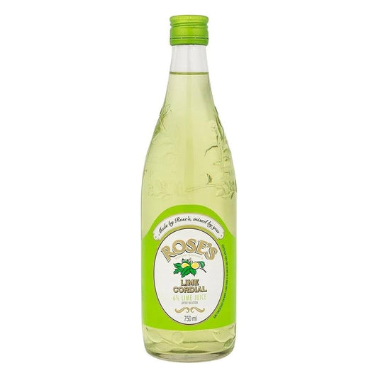 Roses Lime Cordial (Glass Bottle) 750ml