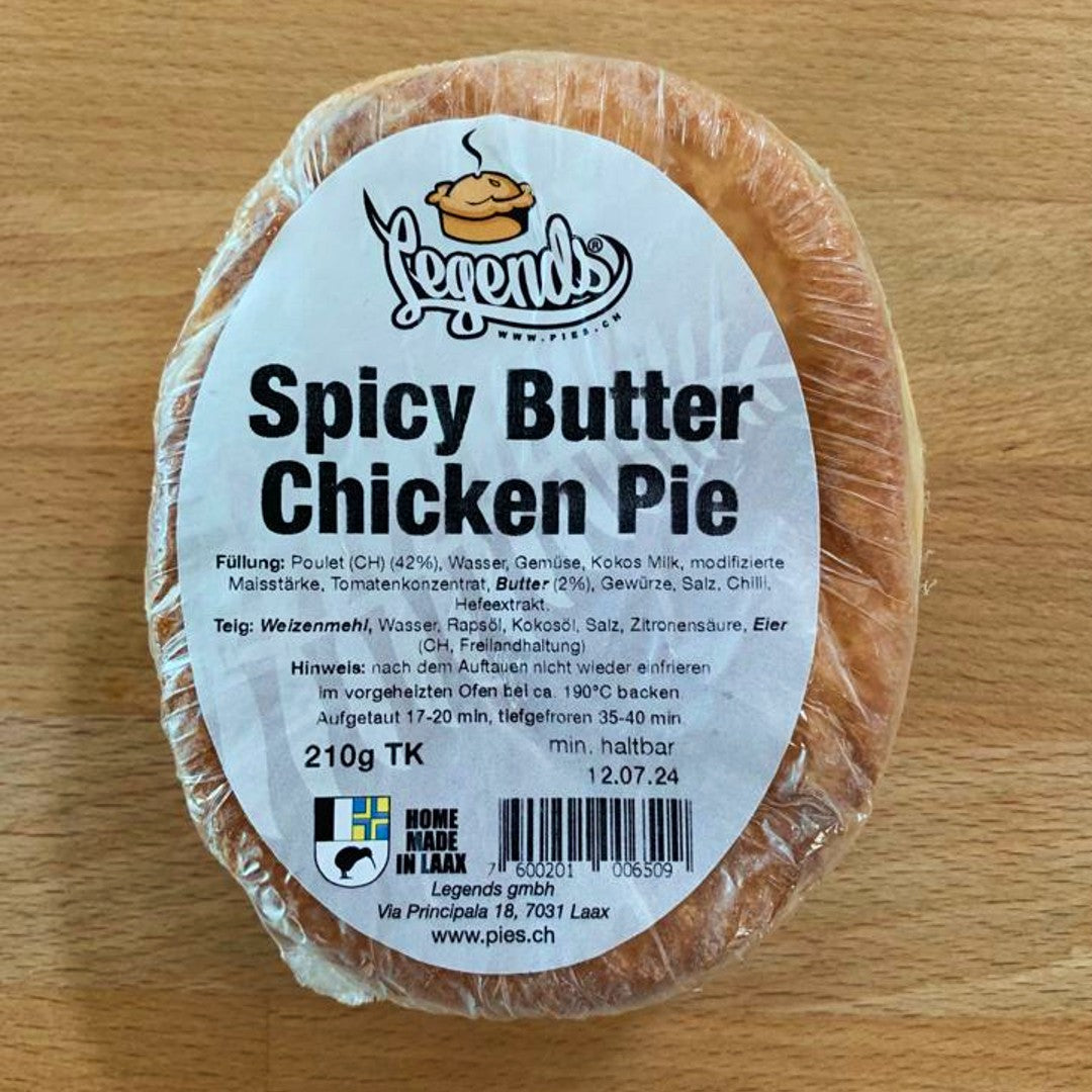 Spicy Butter Chicken Pie
